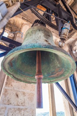 Hırvatistan 'ın Trogir kentinde Cattedrale di San Lorenzo Çanı