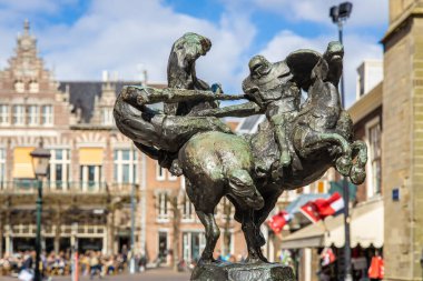 Hollanda, Haarlem 'deki klasik pazar meydanı