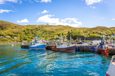 İskoçya 'nın batı kıyısındaki Mallaig' den Armadale 'e feribot.