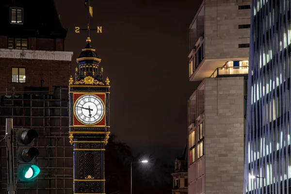 Little Ben Night London — Stock Photo, Image