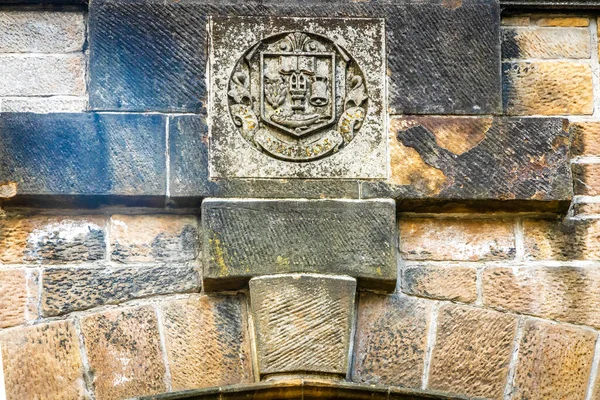 Blick Auf Die Universität Glasgow Bei Bewölktem Tag Schottland — Stockfoto