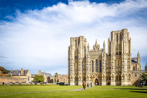 View Wells Cathedral Wells Somerset England — Stock Photo, Image