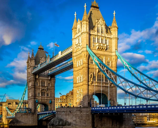 Tower Bridge Winter Sunset — Stock Photo, Image