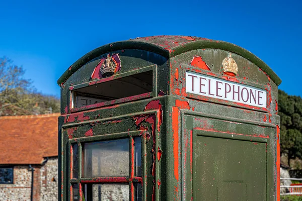 Telefonkiosk Sussex Land England — Stockfoto