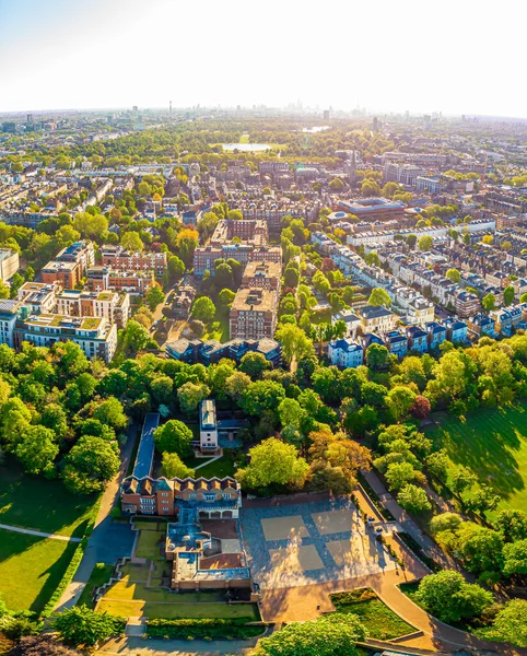 英国伦敦肯辛顿的空中景观 — 图库照片