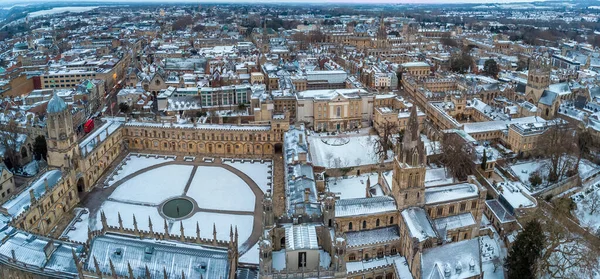 Aerial View Central Oxford United Kingdom — Stock Photo, Image