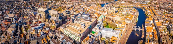 Vista Aérea Haarlem Primavera Países Bajos — Foto de Stock