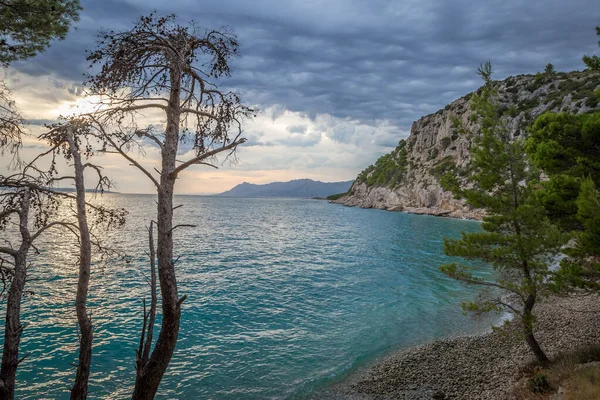 Widok Morze Adriatyckie Lecie — Zdjęcie stockowe