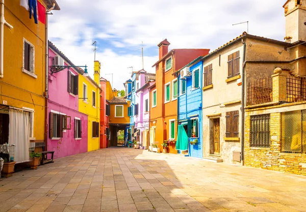 View Island Burano Venice Lagoon Italy — Stock Photo, Image