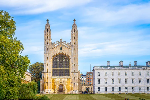 Vista Kings College Cambridge Reino Unido — Foto de Stock