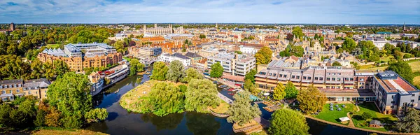 Aerial View Cambridge United Kingdom — Stock Photo, Image