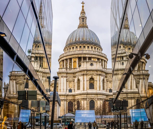Paul Cathedral Cloudy Day London — Stock Photo, Image