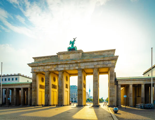 Portão Brandemburgo Dia Verão Berlim — Fotografia de Stock