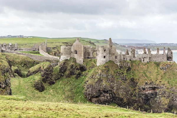 Castelo Dunluce Outono Irlanda Norte — Fotografia de Stock