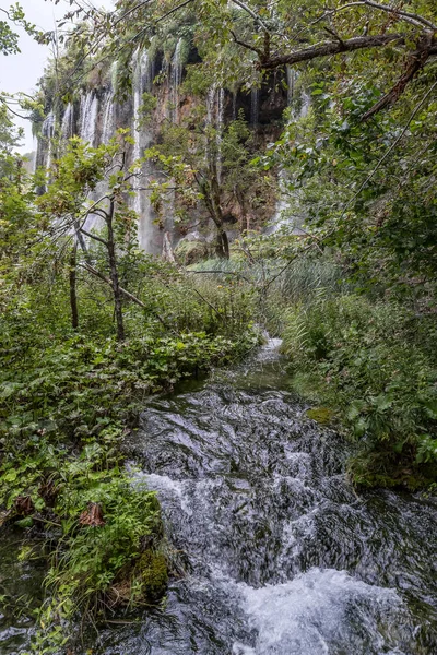 Vista Los Lagos Plitvice Croacia —  Fotos de Stock