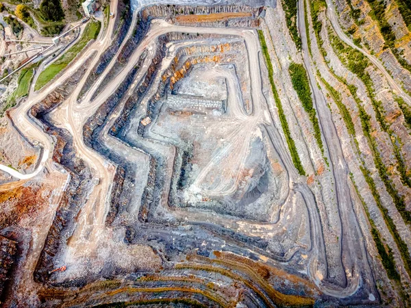 Aerial View Limestone Quarry Somerset England — Stock Photo, Image