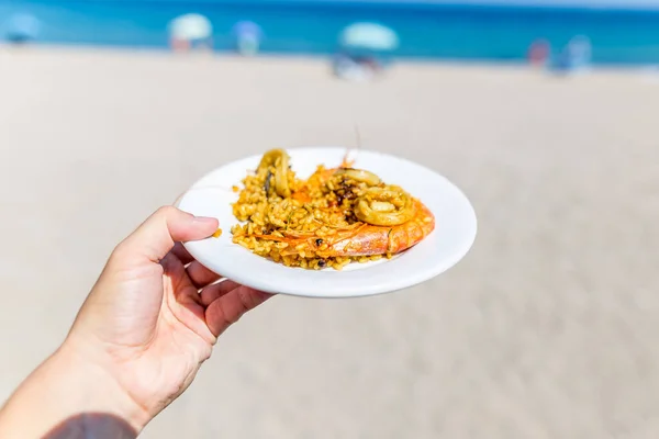 Paella Beira Mar Spain — Fotografia de Stock