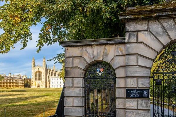 Vista Kings College Cambridge Reino Unido — Foto de Stock