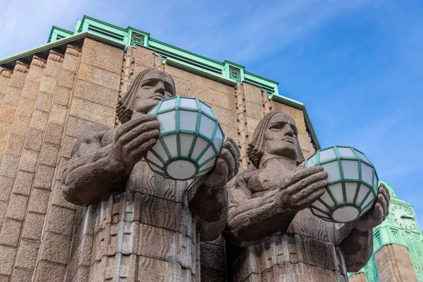 Bahnhof Von Helsinki Finnland — Stockfoto