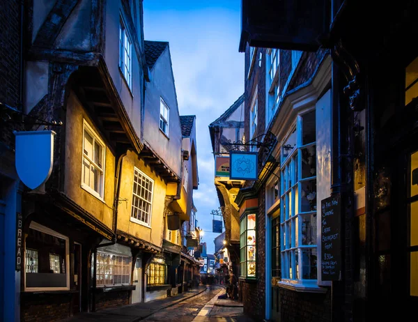 Medieval Street Shambles York England — Stock Photo, Image