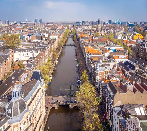 River Amstel Amsterdamu Nizozemsko — Stock fotografie