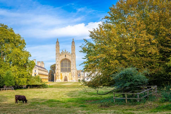 Vista Kings College Cambridge Reino Unido — Foto de Stock