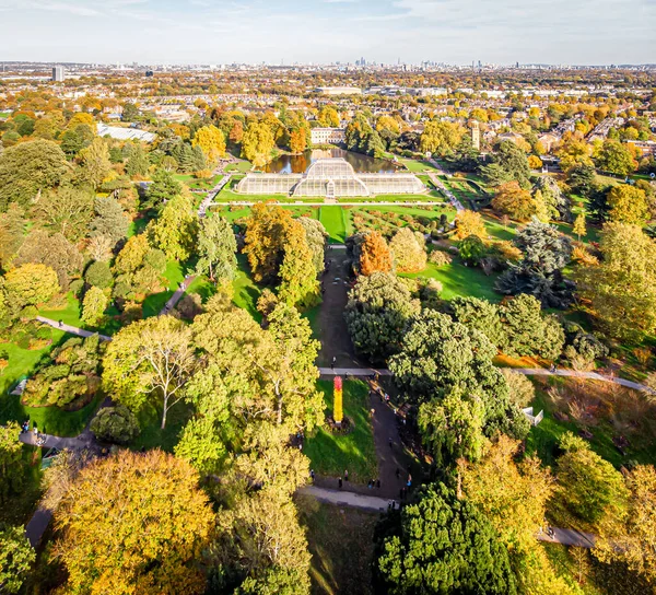Вид Воздуха Старую Оранжерею Ботаническом Саду Лондон — стоковое фото