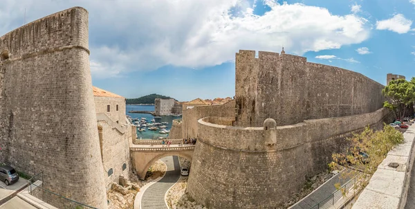 Uitzicht Dubrovnik Oude Stad Zomer Kroatië — Stockfoto