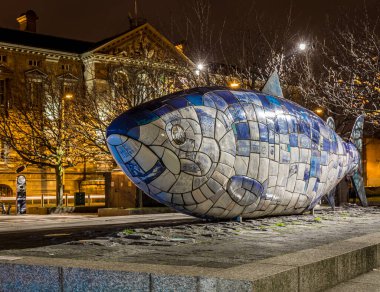 Gece vakti Belfast 'ın büyük balığı