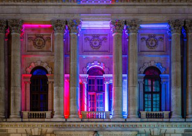 Londra 'daki binalar Brexit, İngiltere için aydınlatıldı