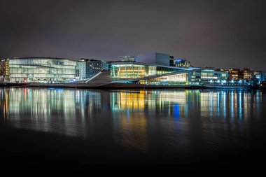 Norveç 'teki Oslo operasının görüntüsü
