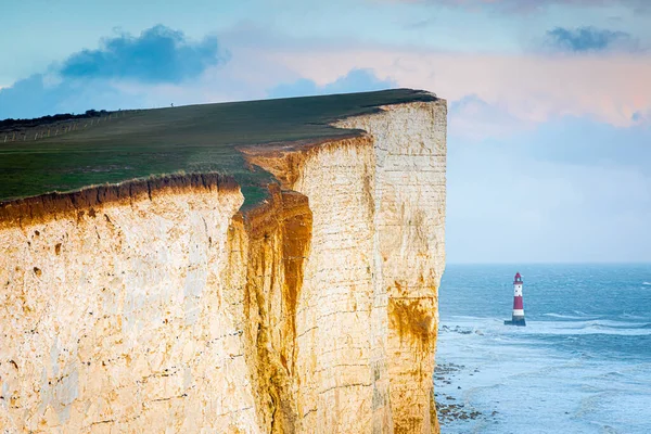 Sunset Birling Gap England — Stock Photo, Image