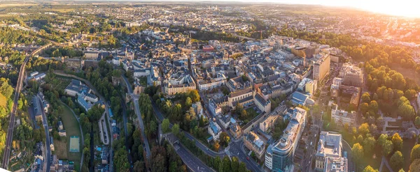 Aerial View City Luxembourg — Stock Photo, Image