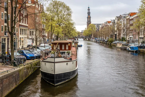 Widok Amsterdam Holandia — Zdjęcie stockowe