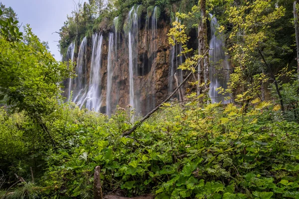 View Plitvice Tavak Horvátországban — Stock Fotó