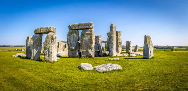 英格兰夏天的巨石阵景观 — 图库照片