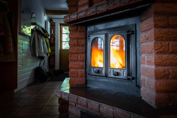 Fireplace Living Room — Stock Photo, Image