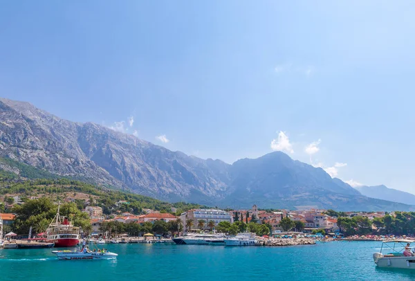 Vista Baska Voda Verano Croacia —  Fotos de Stock