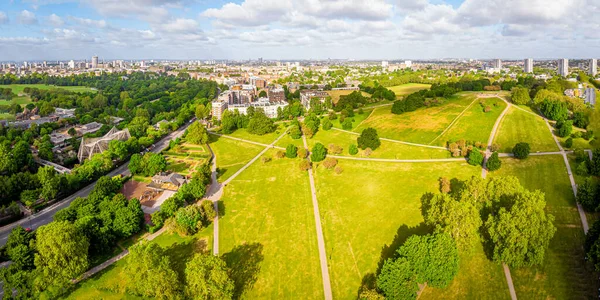 Aerial View Primrose Hill London — Stock Photo, Image