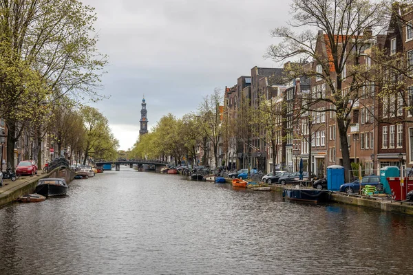 Morning View Amsterdam Netherlands — Stockfoto