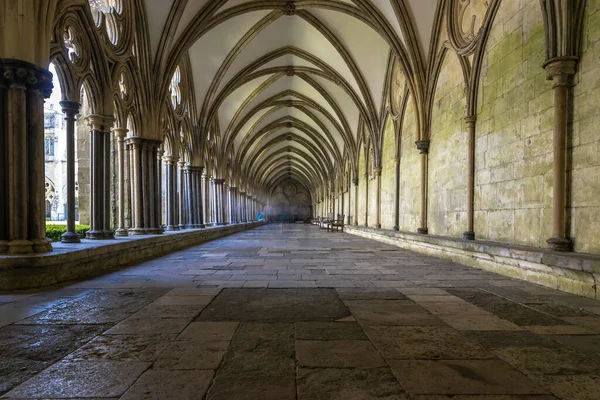 Interior Catedral Salisbury — Foto de Stock