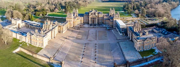 Esterno Del Palazzo Blenheim Nell Oxfordshire Regno Unito — Foto Stock