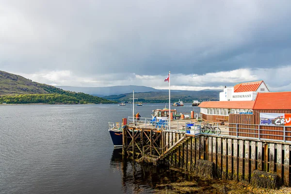 Vista Fort William Uma Cidade Oeste Escócia Highlands Nas Margens — Fotografia de Stock