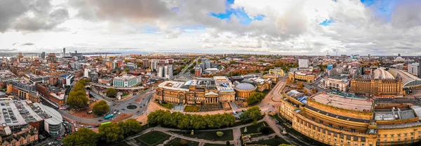 Vista Aérea Museu Mundo Liverpool Inglaterra — Fotografia de Stock