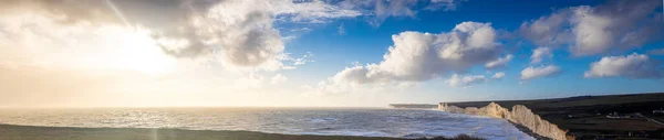 Panorama Seven Sisters England — Stock Photo, Image