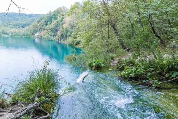 Вид Плитвицкие Озера Хорватии — стоковое фото
