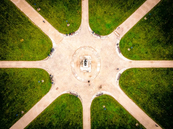 Вид Площадь Королевы Бристоле Великобритания — стоковое фото