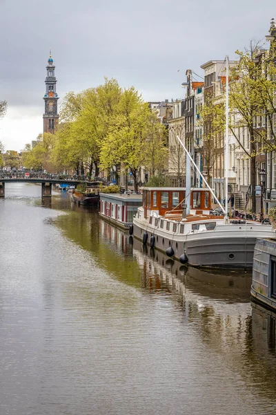 荷兰阿姆斯特丹的晨景 — 图库照片