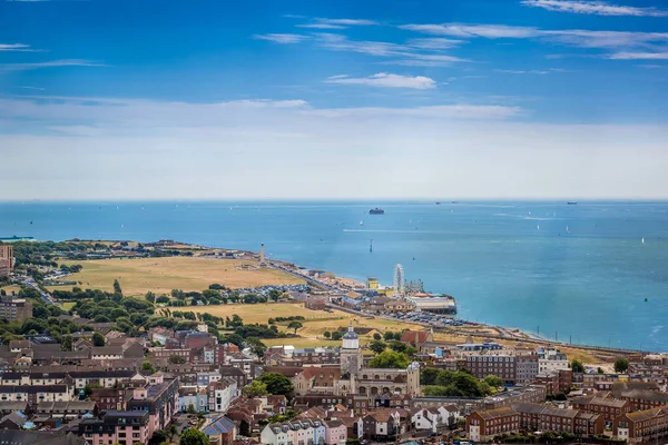 Aerial View Portsmouth Morning — Stock Photo, Image