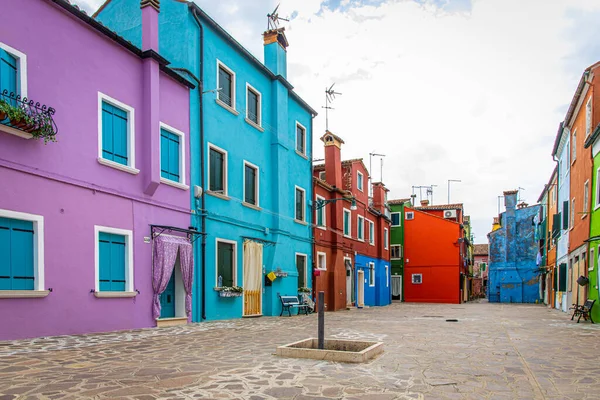 View Island Burano Venice Lagoon Italy — Stock Photo, Image